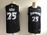 Timberwolves 25 Derrick Rose Black Hardwood Classics Nike Swingman Jersey,baseball caps,new era cap wholesale,wholesale hats